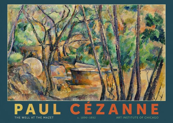 Paul Cézanne The Well at the Mazet No2 - Póster