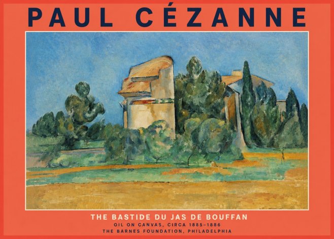 Paul Cézanne The Bastide Du Jas De Bouffan No2 - Póster