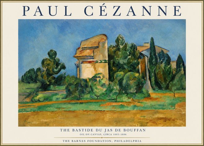 Paul Cézanne The Bastide Du Jas De Bouffan No3 - Póster