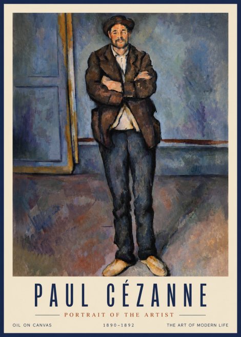 Paul Cézanne Portrait of the Artist II No4 - Póster