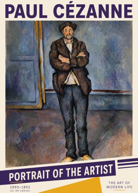 Paul Cézanne Portrait of the Artist II No6 - Póster