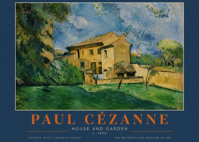 Paul Cézanne House and Garden No2 - Póster