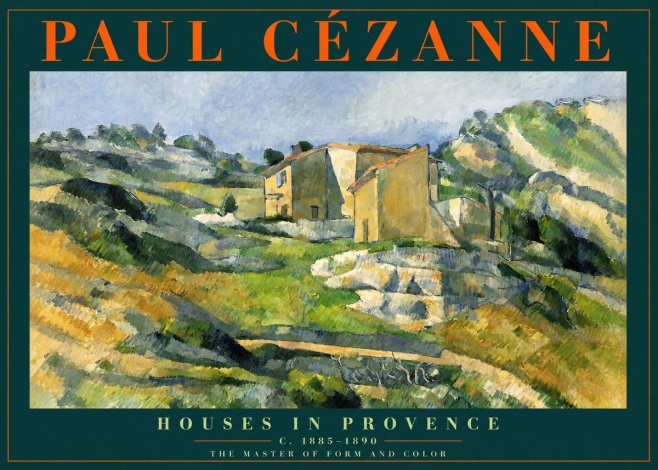 Paul Cézanne Houses in Provence No2 - Póster