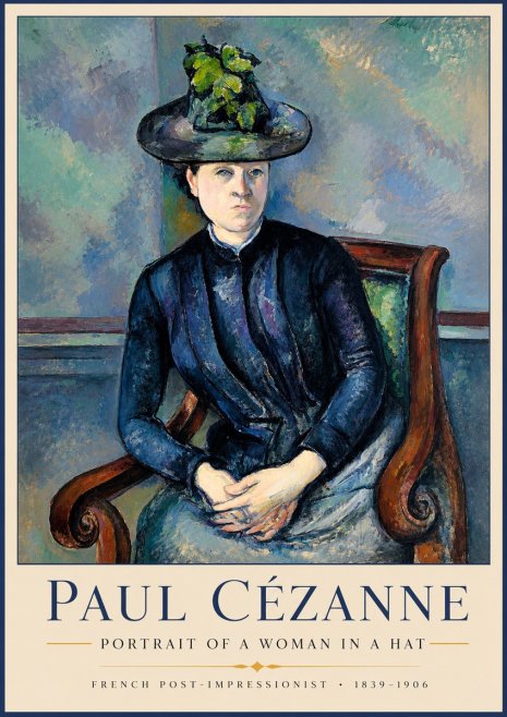 Paul Cézanne Portrait of a Woman II No2 - Póster