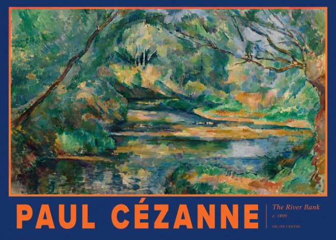 Paul Cézanne The River Bank No2 - Póster