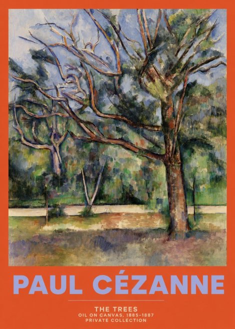Paul Cézanne The Trees No2 - Póster