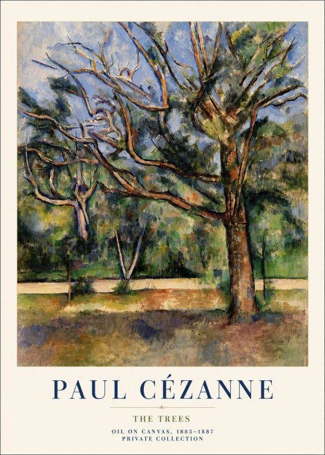 Paul Cézanne The Trees No6 - Póster