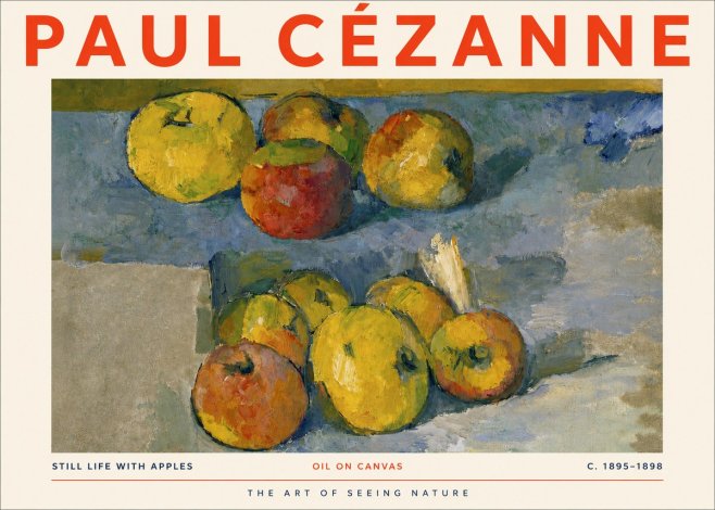 Paul Cézanne Still Life with Apples No4 - Póster