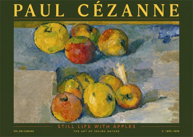 Paul Cézanne Still Life with Apples No5 - Póster