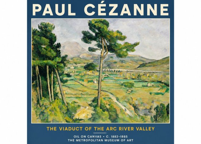 Paul Cézanne The Viaduct of the Arc River Valley No2 - Póster