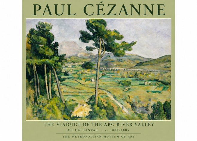 Paul Cézanne The Viaduct of the Arc River Valley No4 - Póster