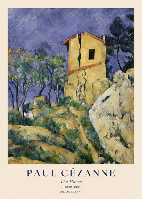 Paul Cézanne The House No1 - Póster