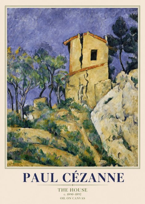 Paul Cézanne The House No3 - Póster