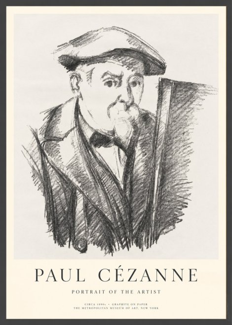 Paul Cézanne Portrait of the Artist III No1 - Póster