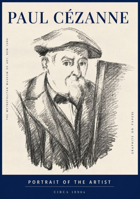 Paul Cézanne Portrait of the Artist III No3 - Póster
