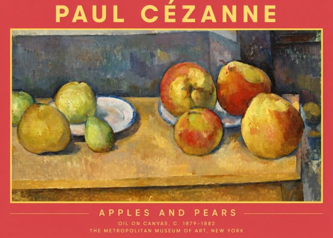 Paul Cézanne Apples and Pears No2 - Póster