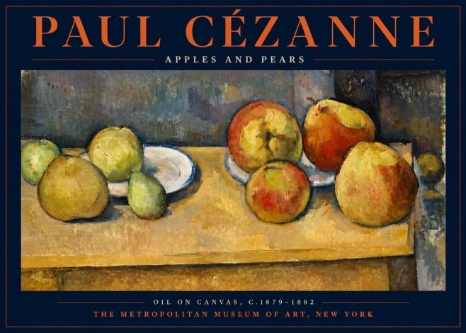 Paul Cézanne Apples and Pears No6 - Póster
