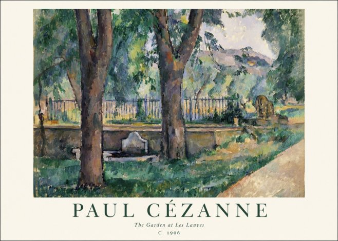 Paul Cézanne The Garden at Les Lauves No1 - Póster