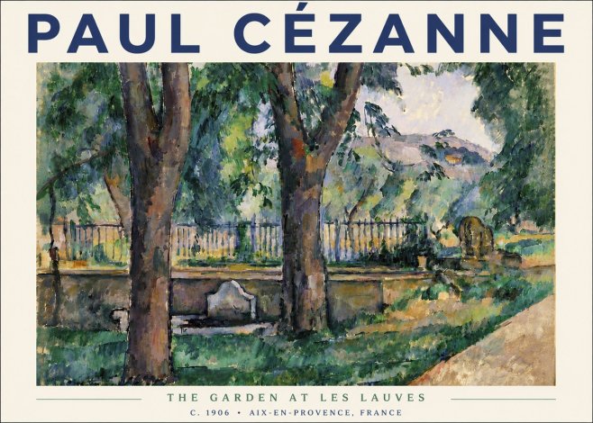 Paul Cézanne The Garden at Les Lauves No5 - Póster