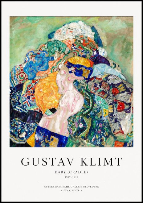 Klimt Baby (Cradle) No1 - Póster