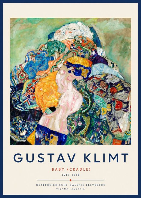 Klimt Baby (Cradle) No2 - Póster