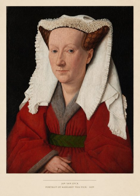 Jan van Eyck Portrait of Margaret Van Eyck II No4 - Póster