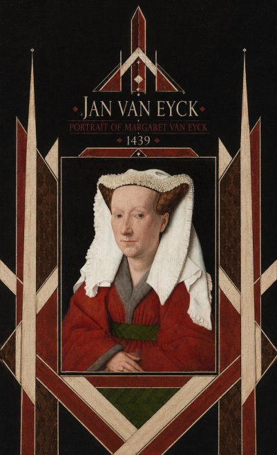 Jan van Eyck Portrait of Margaret Van Eyck II No6 - Póster