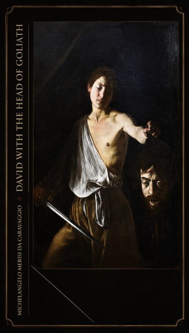 Michelangelo Merisi da Caravaggio David with the Head of Goliath II No3 - Póster
