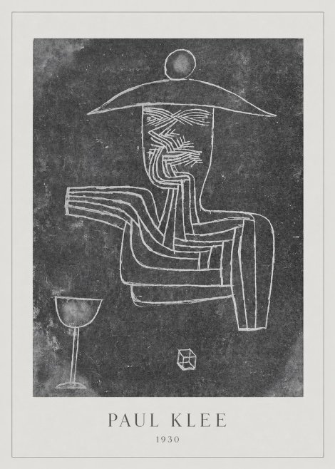 Paul Klee Figure of a Seer No3 - Póster