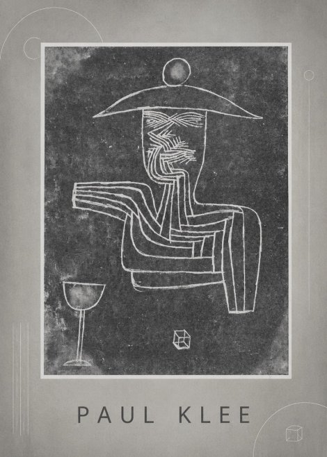 Paul Klee Figure of a Seer No4 - Póster