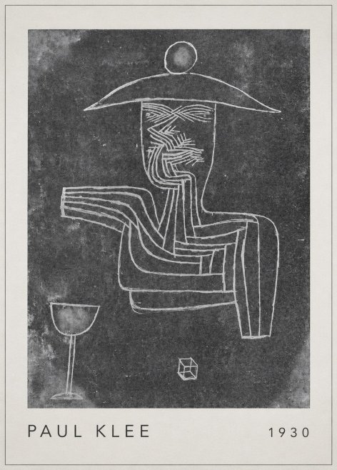 Paul Klee Figure of a Seer No6 - Póster