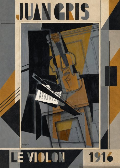 Juan Gris Le Violon No1 - Póster