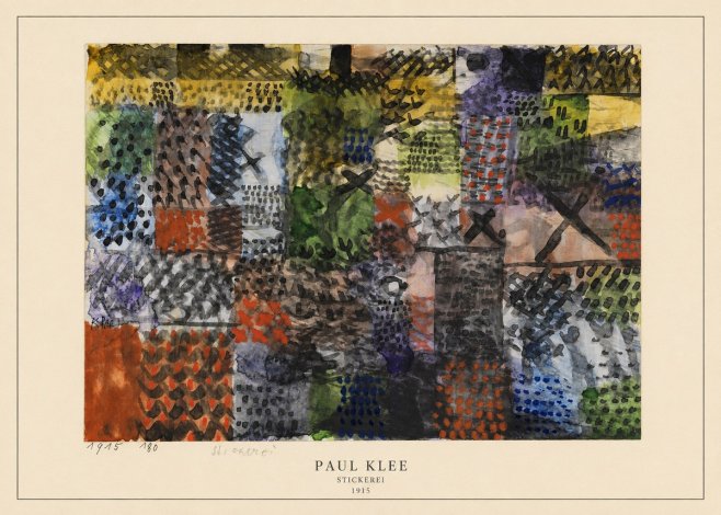 Paul Klee Stickerei No4 - Póster