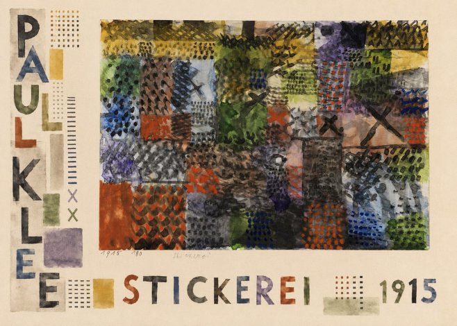 Paul Klee Stickerei No6 - Póster
