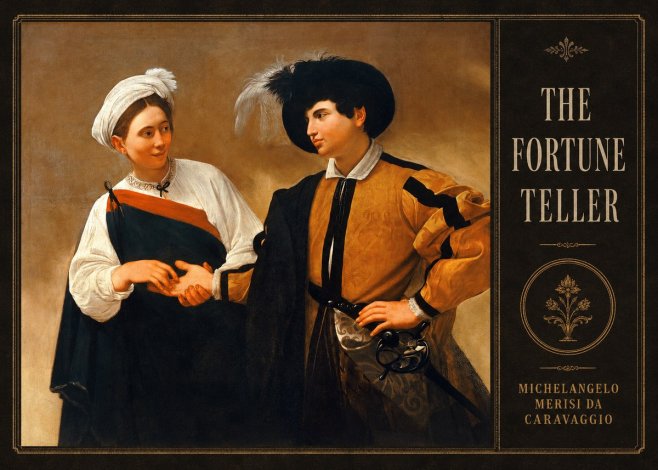 Michelangelo Merisi da Caravaggio The Fortune Teller I No4 - Póster