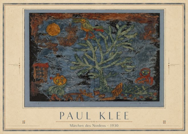 Paul Klee Märchen Des Nordens No4 - Póster