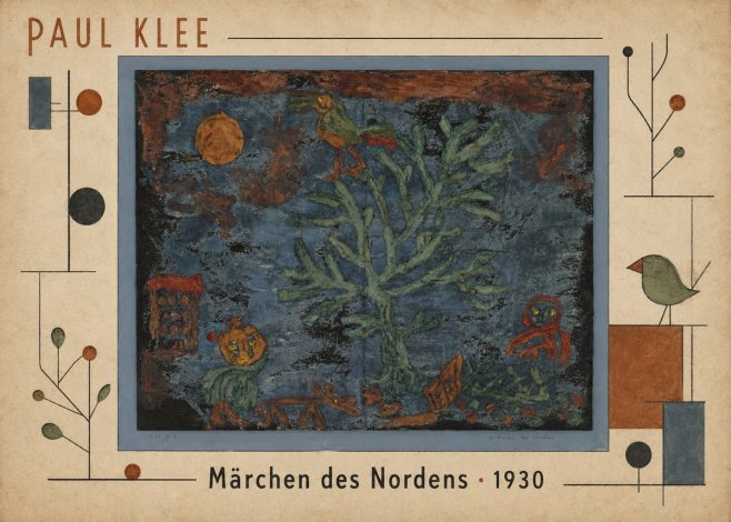 Paul Klee Märchen Des Nordens No5 - Póster