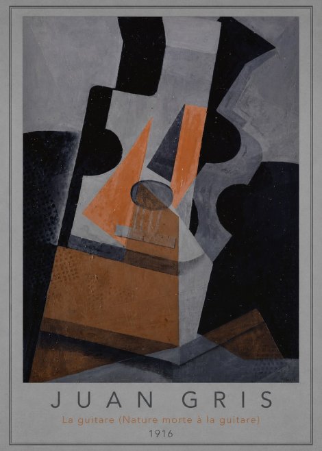 Juan Gris La Guitare (Nature Morte À La Guitare) No3 - Póster