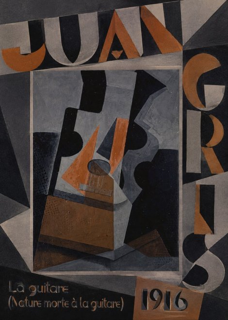 Juan Gris La Guitare (Nature Morte À La Guitare) No4 - Póster