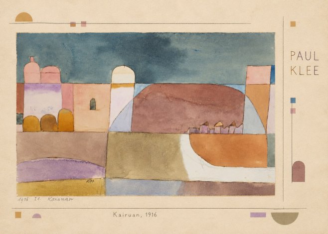 Paul Klee Kairuan, 1916 No4 - Póster