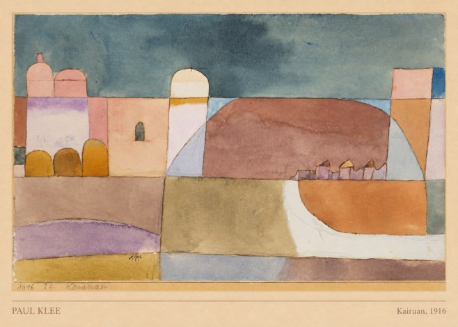 Paul Klee Kairuan, 1916 No5 - Póster