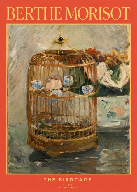 Berthe Morisot The Birdcage II No2 - Póster