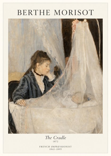 Berthe Morisot The Cradle No1 - Póster