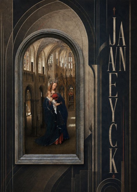 Jan van Eyck Madonna in the Church II No3 - Póster
