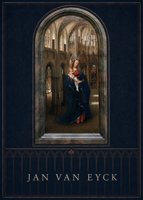 Jan van Eyck Madonna in the Church II No5 - Póster