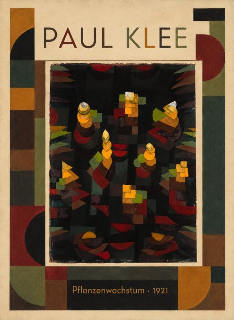 Paul Klee Pflanzenwachstum No1 - Póster