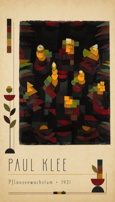 Paul Klee Pflanzenwachstum No2 - Póster