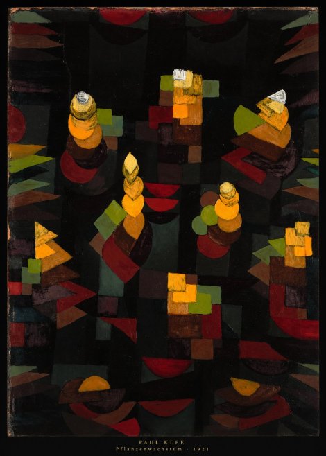 Paul Klee Pflanzenwachstum No6 - Póster