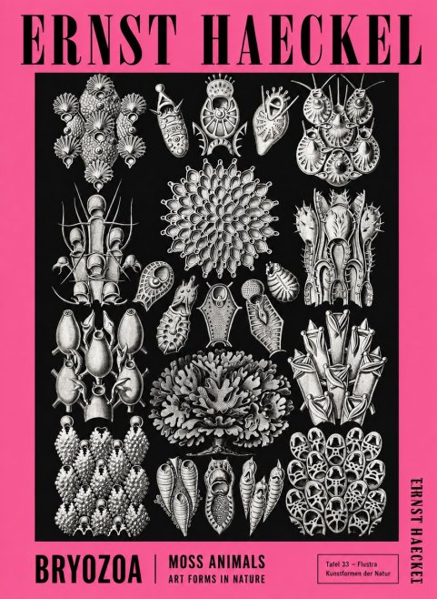 Ernst Haeckel Bryozoa No4 - Póster