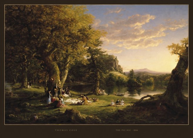 Thomas Cole The Pic-nic I No6 - Póster